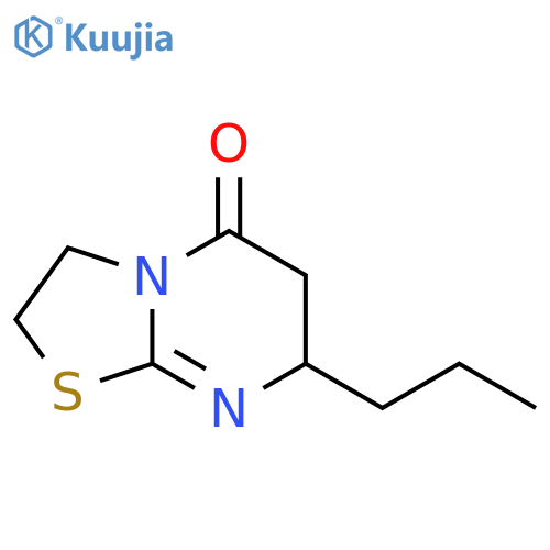 5-Oxo-7-propyl-2,3,6,7-tetrahydro-5H-thiazolo(3,2-a)pyrimidine structure