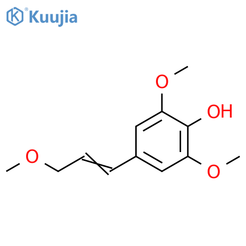 Phenol, 2,6-dimethoxy-4-(3-methoxy-1-propenyl)- structure