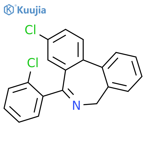 5H-DIBENZ[C,E]AZEPINE, 9-CHLORO-7-(2-CHLOROPHENYL)- structure