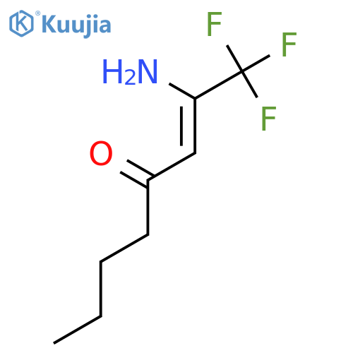 2-OCTEN-4-ONE, 2-AMINO-1,1,1-TRIFLUORO- structure