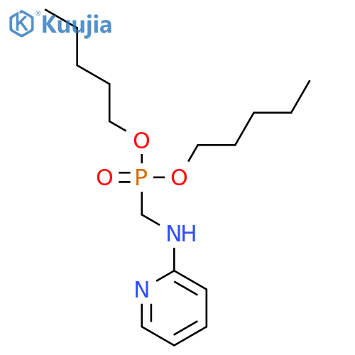 PHOSPHONIC ACID, [(2-PYRIDINYLAMINO)METHYL]-, DIPENTYL ESTER structure