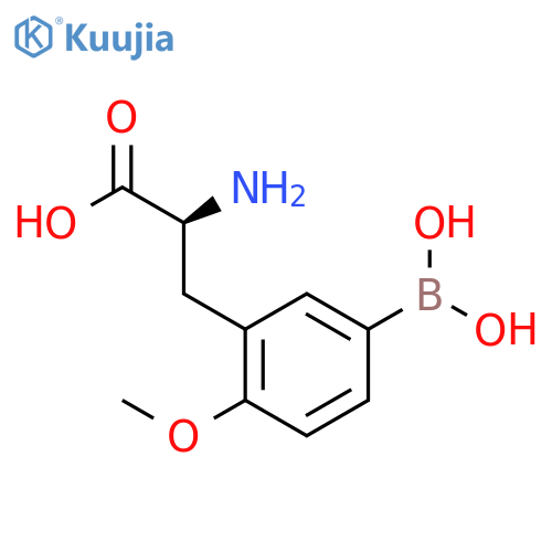 Phenylalanine, 5-borono-2-methoxy- structure