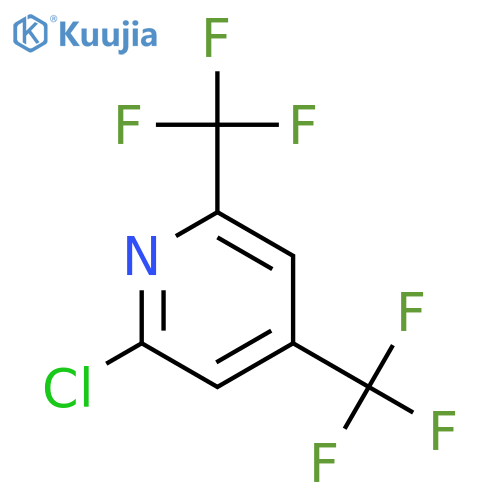 2-chloro-4,6-bis(trifluoromethyl)pyridine structure