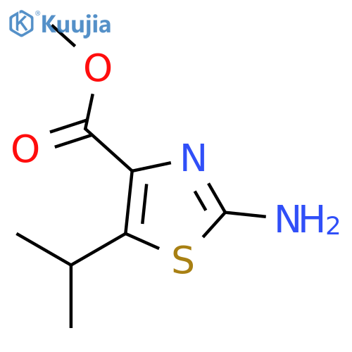 Methyl 2-amino-5-isopropyl-1,3-thiazole-4-carboxylate structure