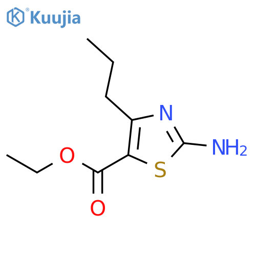 Ethyl 2-amino-4-propyl-1,3-thiazole-5-carboxylate structure