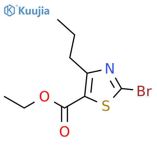 Ethyl 2-bromo-4-propylthiazole-5-carboxylate structure