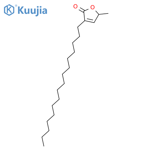 2(5H)-Furanone, 3-hexadecyl-5-methyl-, (5R)- structure
