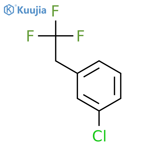 1-Chloro-3-(2,2,2-trifluoroethyl)benzene structure