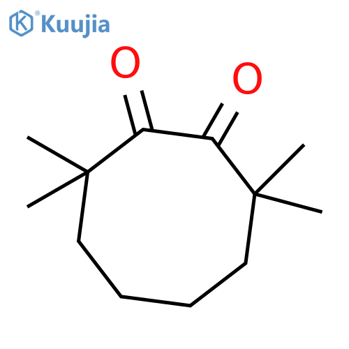 1,2-Cyclooctanedione, 3,3,8,8-tetramethyl- structure