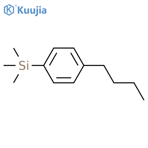 Silane, (4-butylphenyl)trimethyl- structure