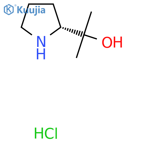 (R)-2-(Pyrrolidin-2-yl)propan-2-ol hydrochloride structure