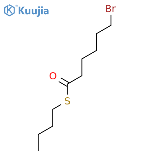 HEXANETHIOIC ACID, 6-BROMO-, S-BUTYL ESTER structure
