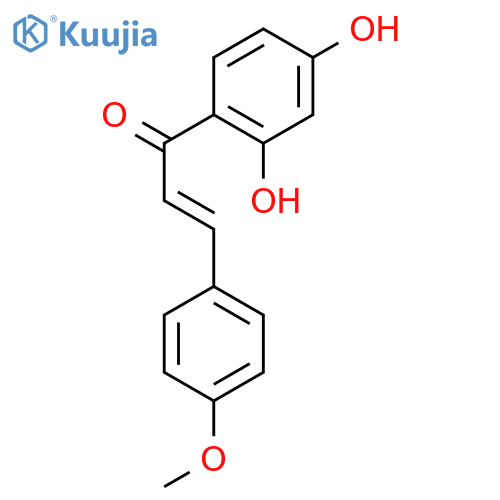 2-Propen-1-one, 1-(2,4-dihydroxyphenyl)-3-(4-methoxyphenyl)-, (2E)- structure