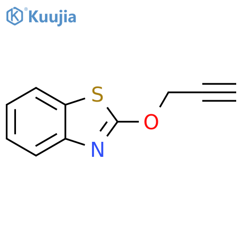 Benzothiazole,2-(2-propyn-1-yloxy)- structure