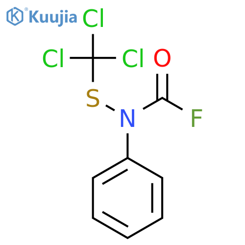Carbamic fluoride, phenyl[(trichloromethyl)thio]- structure