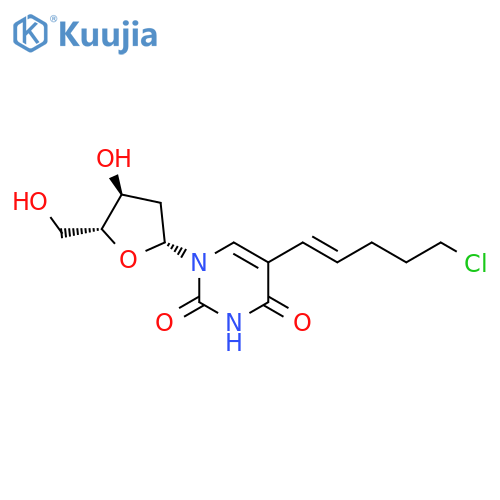 Uridine, 5-[(1E)-5-chloro-1-pentenyl]-2'-deoxy- structure