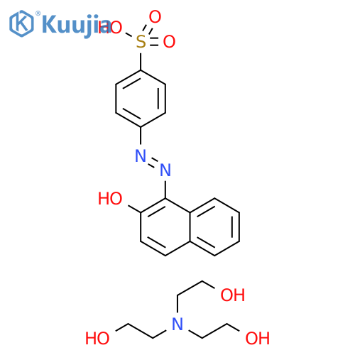 Benzenesulfonicacid,4-[(2-hydroxy-1-naphthalenyl)azo]-,compd.with2,2',2''-nitrilotris[ethanol](1:1) structure