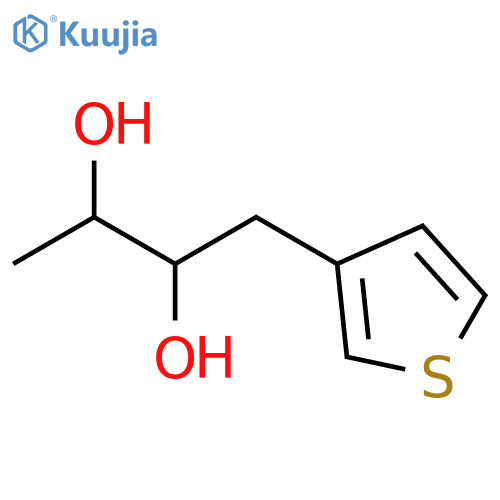 1-(thiophen-3-yl)butane-2,3-diol structure