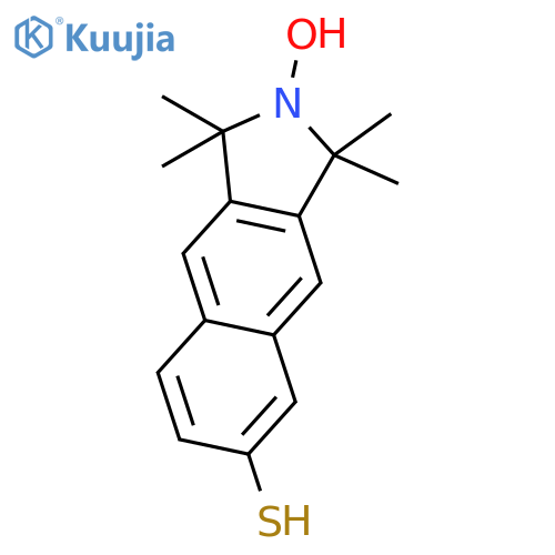 2H-Benz[f]isoindol-2-yloxy, 1,3-dihydro-6-mercapto-1,1,3,3-tetramethyl- structure