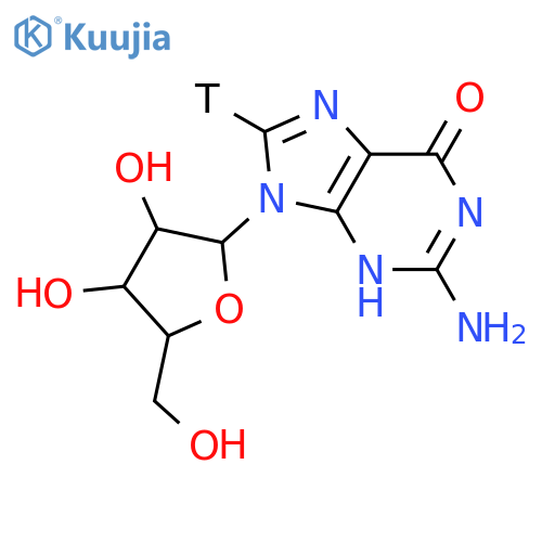 (C~5~',C~5~',8-~3~H_3_)guanosine structure