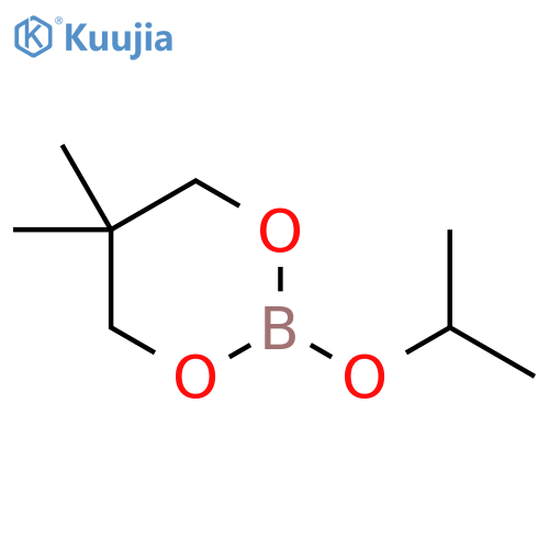 1,3,2-Dioxaborinane, 5,5-dimethyl-2-(1-methylethoxy)- structure
