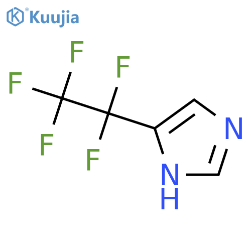 5-(1,1,2,2,2-pentafluoroethyl)-1H-Imidazole structure