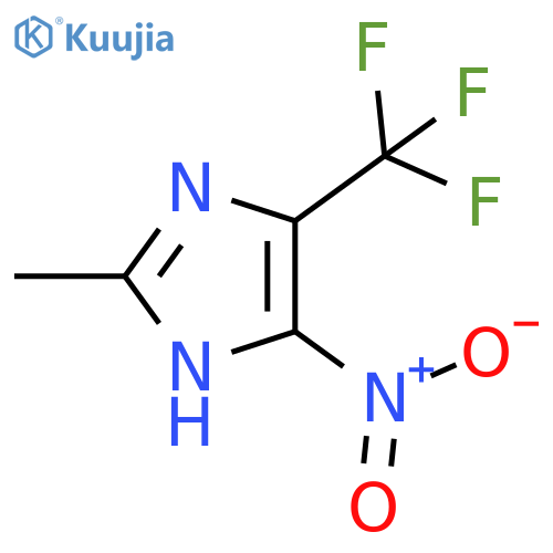 2-methyl-5-nitro-4-(trifluoromethyl)-1H-Imidazole structure