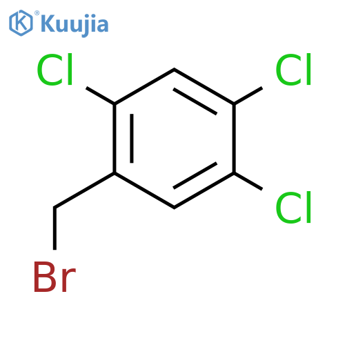 Benzene, 1-(bromomethyl)-2,4,5-trichloro- structure