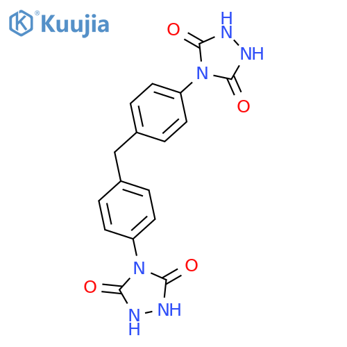 1,2,4-Triazolidine-3,5-dione, 4,4'-(methylenedi-4,1-phenylene)bis- structure