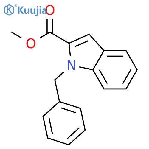 Methyl 1-benzyl-1H-indole-2-carboxylate structure