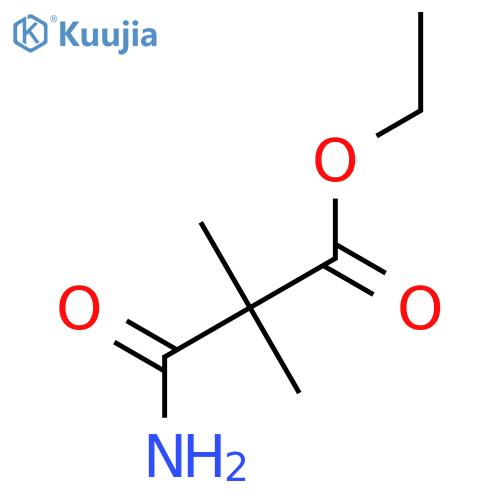 Ethyl 2-carbamoyl-2,2-dimethylacetate structure