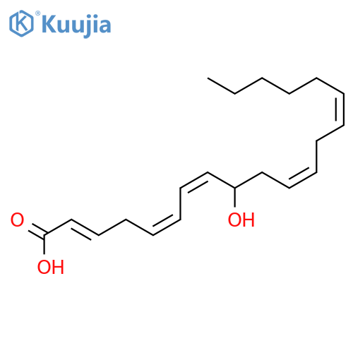 2,5,7,11,14-EICOSAPENTAENOIC ACID, 9-HYDROXY-, (E,Z,Z,Z,Z)- structure