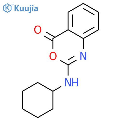 2-(Cyclohexylamino)-3,1-benzoxazin-4-one structure