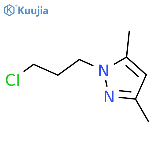 1-(3-Chloropropyl)-3,5-dimethyl-1H-pyrazole structure