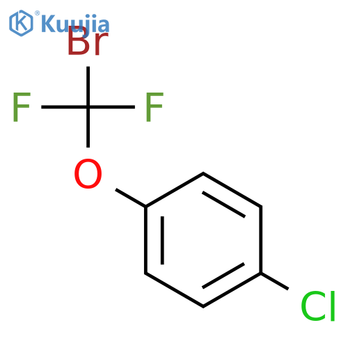 Benzene, 1-(bromodifluoromethoxy)-4-chloro- structure