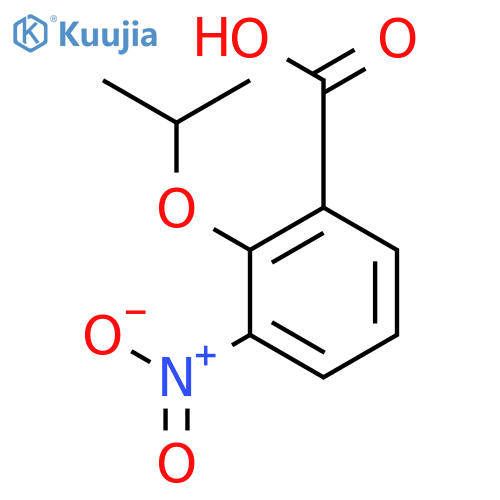 3-nitro-2-(propan-2-yloxy)benzoic Acid structure
