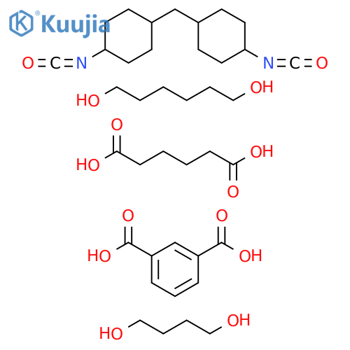 1,3-Benzenedicarboxylicacid,polymerwith1,4-butanediol,hexanedioicacid,1,6-hexanedioland1,1'-methylenebis[4-isocyanatocyclohexane] structure