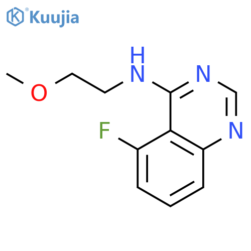 4-QUINAZOLINAMINE, 5-FLUORO-N-(2-METHOXYETHYL)- structure