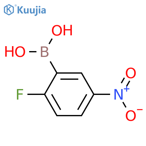 (2-fluoro-5-nitrophenyl)boronic acid structure