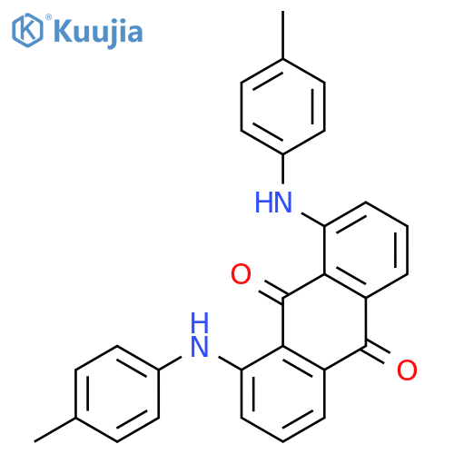 1,8-Di-p-toluidinoanthraquinone structure