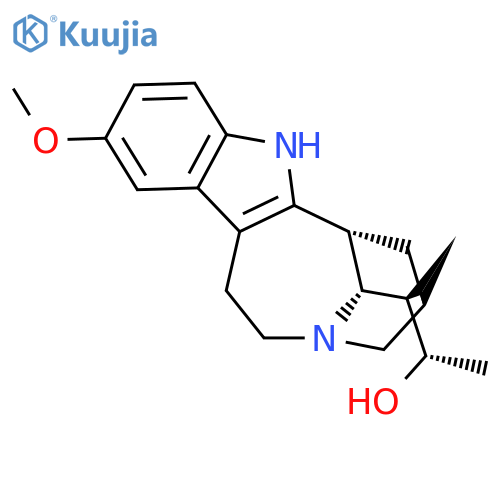 Ibogamin-20-ol,12-methoxy-, (4a,20S)- structure