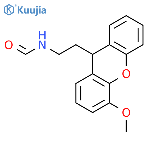 Formamide, N-[2-(4-methoxy-9H-xanthen-9-yl)ethyl]- structure