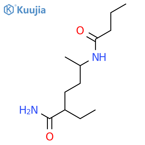 3-(butanoylamino)-n-butylbutanamide structure