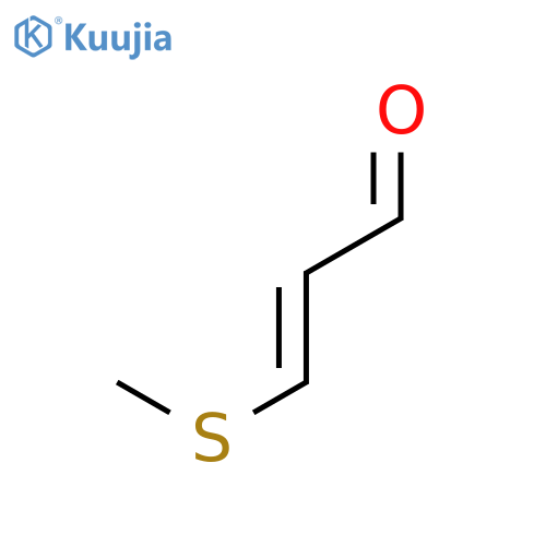 2-Propenal,3-(methylthio)- structure