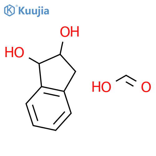 1H-INDENE-1,2-DIOL, 2,3-DIHYDRO-, MONOFORMATE structure
