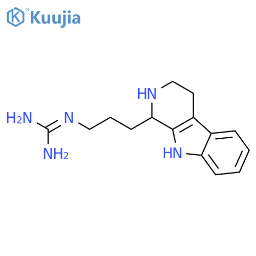 2-{3-[(1S)-2,3,4,9-tetrahydro-1H-beta-carbolin-1-yl]propyl}guanidine structure