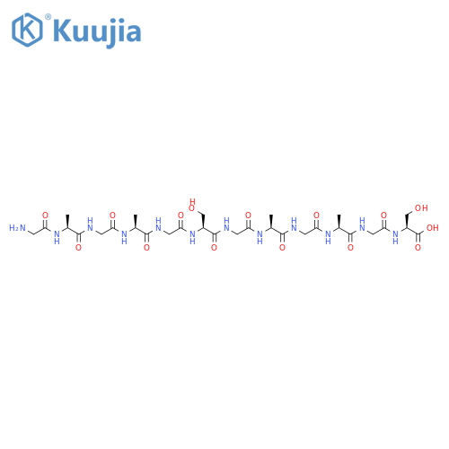 L-Serine, glycyl-L-alanylglycyl-L-alanylglycyl-L-serylglycyl-L-alanylglycyl-L-alanylglycyl- structure