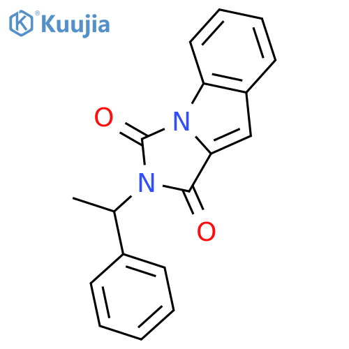 1H-Imidazo[1,5-a]indole-1,3(2H)-dione, 2-(1-phenylethyl)- structure