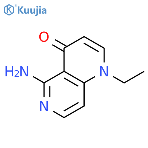 1,6-Naphthyridin-4(1H)-one, 5-amino-1-ethyl- structure
