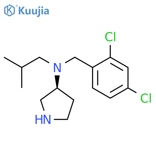 3-Pyrrolidinamine, N-[(2,4-dichlorophenyl)methyl]-N-(2-methylpropyl)-,(3S)- structure